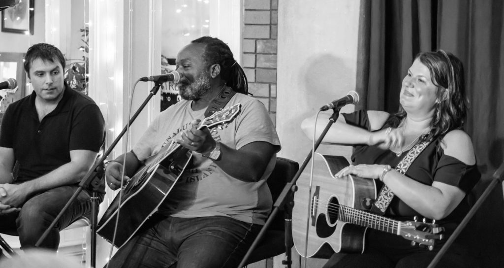 Julia Waldron, Steve Edwards and Lee Bardsley